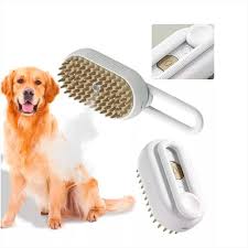 Cepillo Automático A Vapor 3 En 1 Para Gatos y Perros
