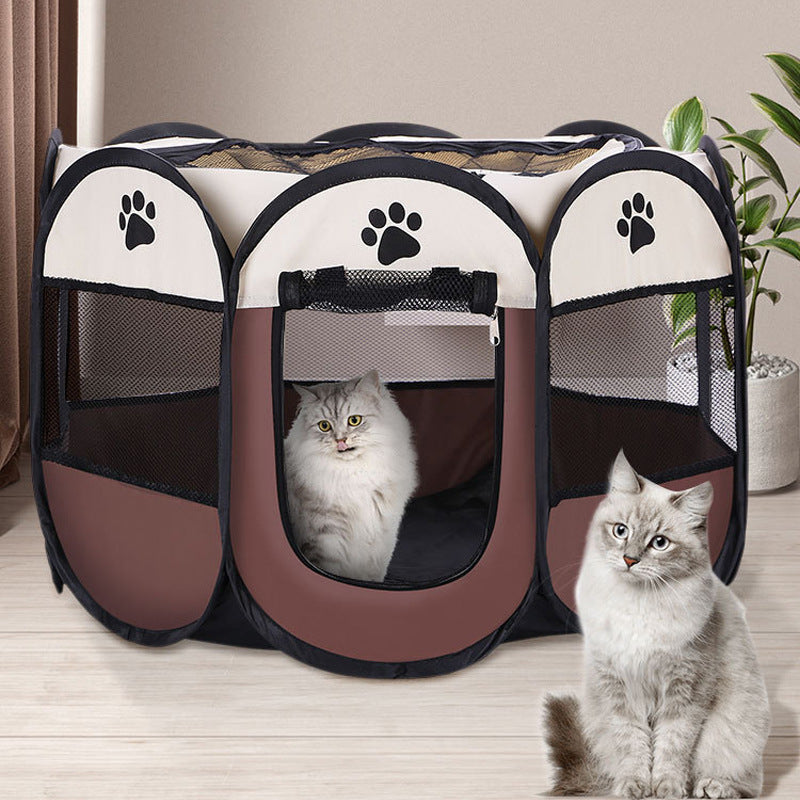 CAMA-CORRAL DE JUEGOS PARA MASCOTAS🐶